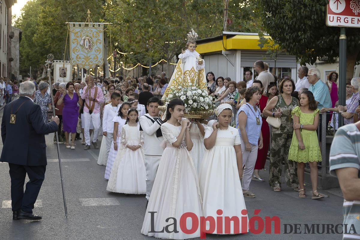 La virgen del Carmen volvió a procesionar por las calles de su barrio en la ciudad de Caravaca de la Cruz.