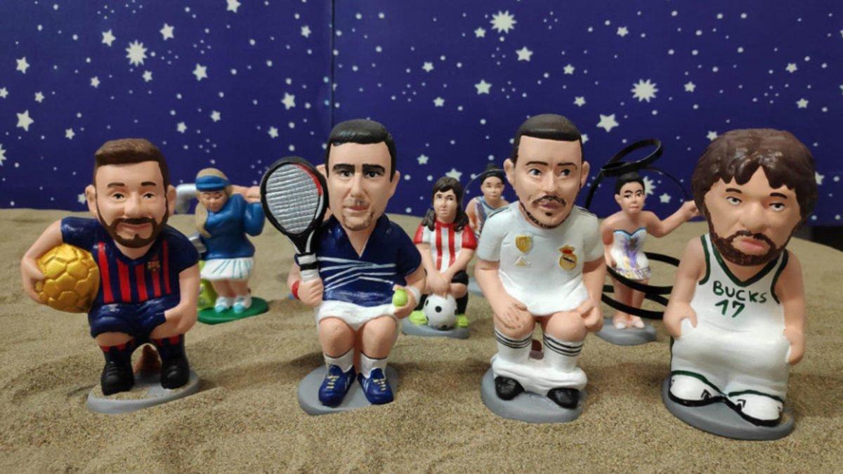 Llegan los caganers deportivos