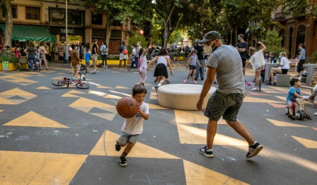 Supermanzana de Barcelona, similar a la que habrá en la Petxina