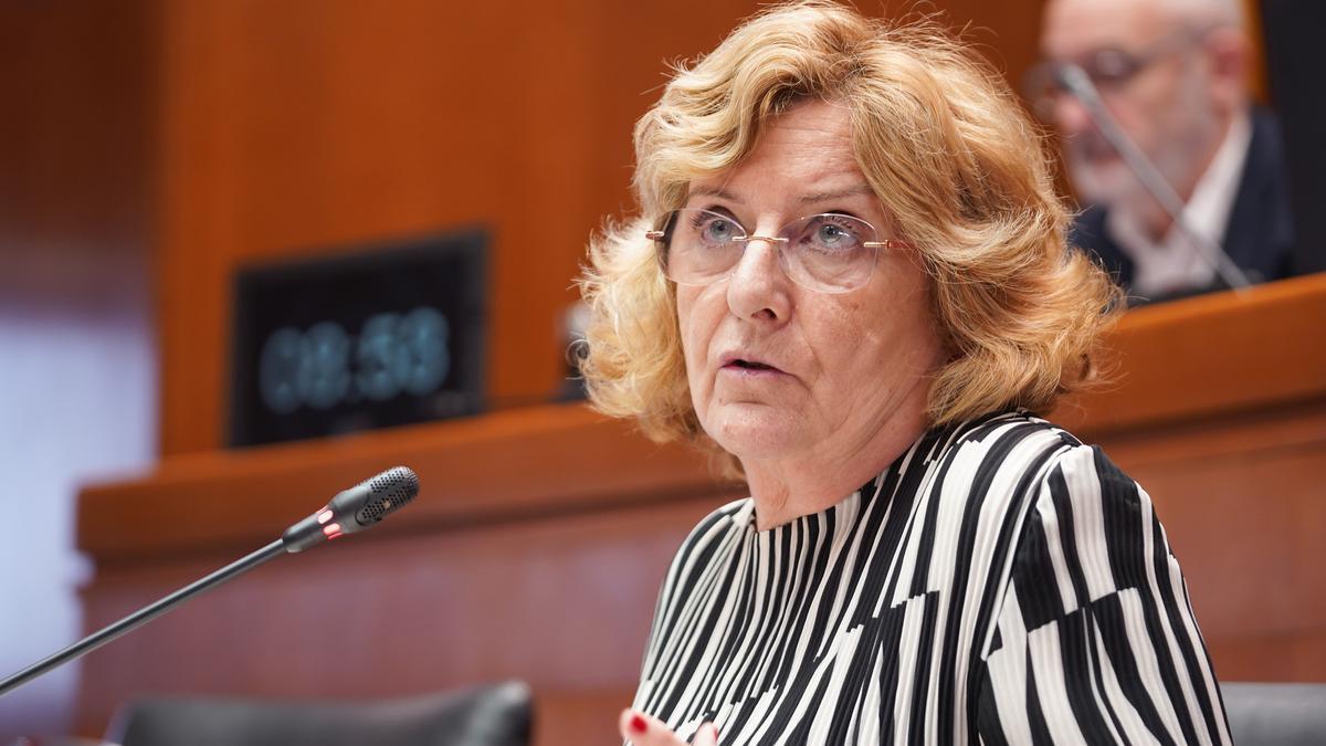 La consejera María Victoria Broto.