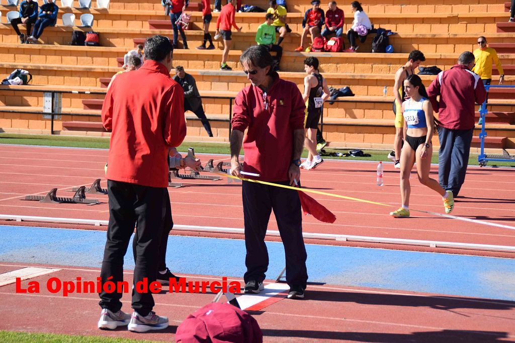 Regional absoluto y sub-23 de atletismo en Lorca (I)