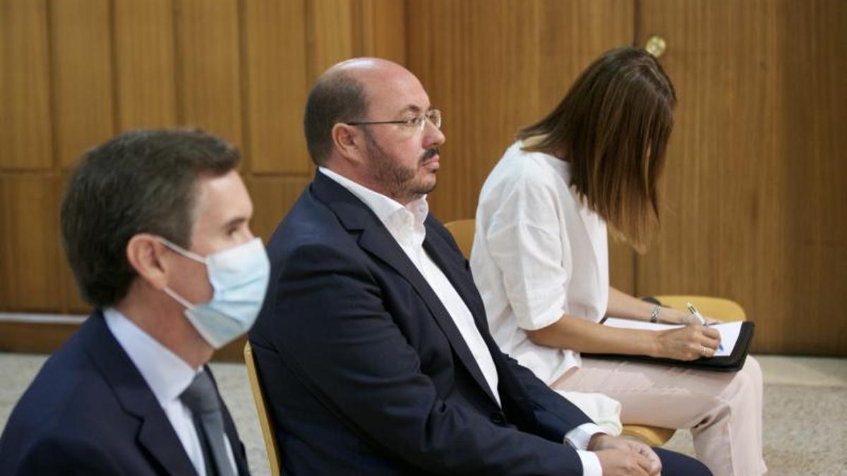 Pedro Antonio Sánchez, durante el juicio del caso Auditorio.