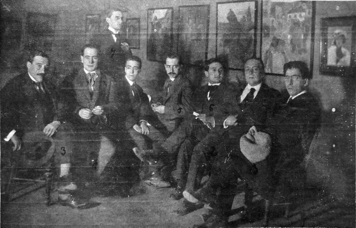 Organizadores de la Exposición Regional de Arte de 1915.