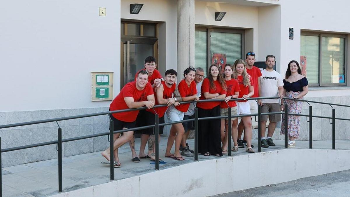 La Comissió de Festes de l’Armentera, que creix cada any.