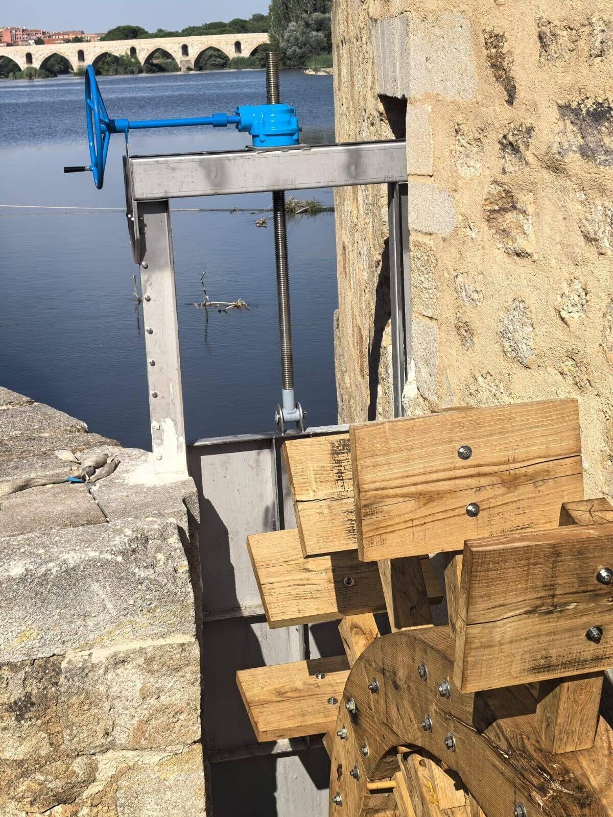 Profunda intervención de restauración y mejora en las Aceñas de Olivares de Zamora