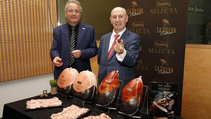 Albertí y Gómez-Franqueira, ayer en Alimentaria. // FdV