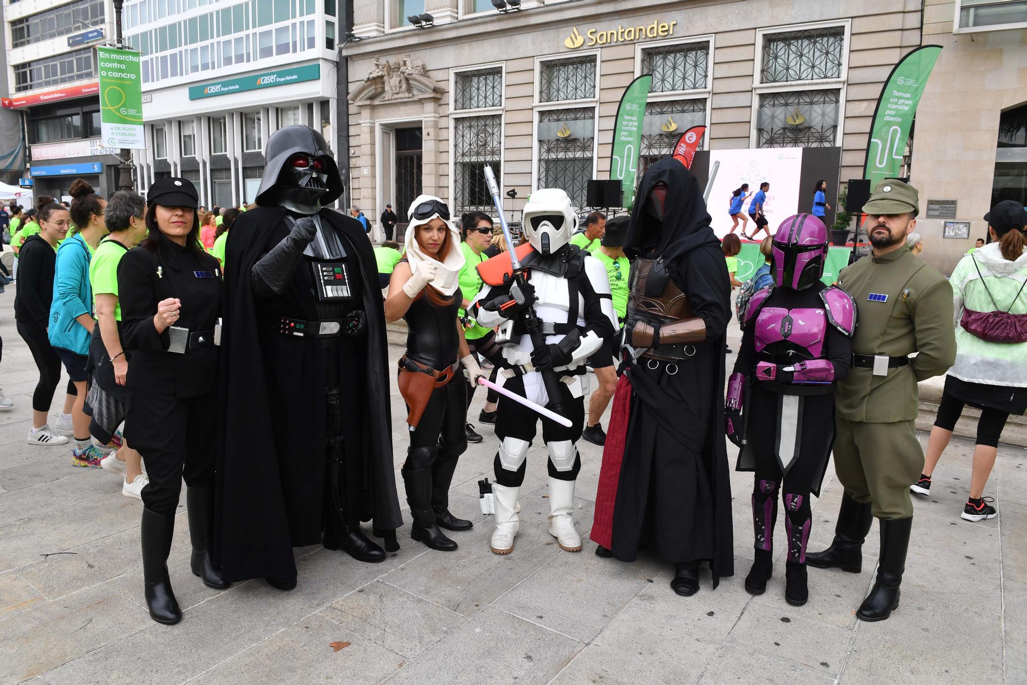 Más de 2.400 participantes en la Andaina Solidaria Contra o Cancro en A Coruña