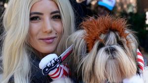 Desfile de disfraces de Halloween para perros en Nueva York