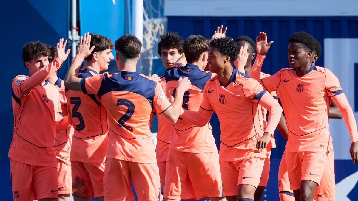 El Juvenil A blaugrana ha celebrado no se ha cansado este curso de celebrar goles