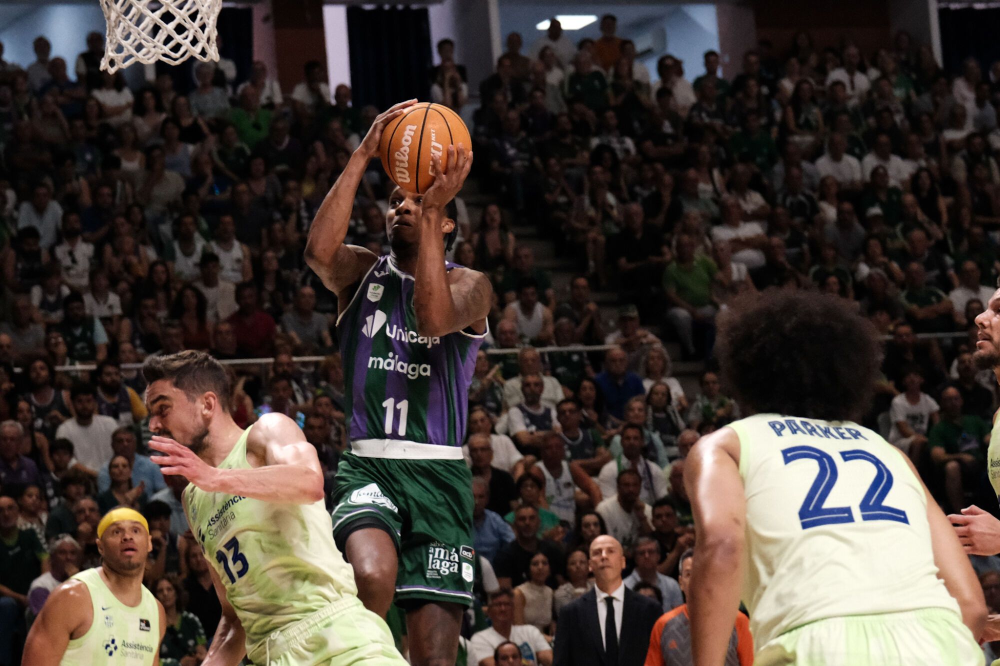 Tercer partido de los cuartos de final ACB I Unicaja - Málaga