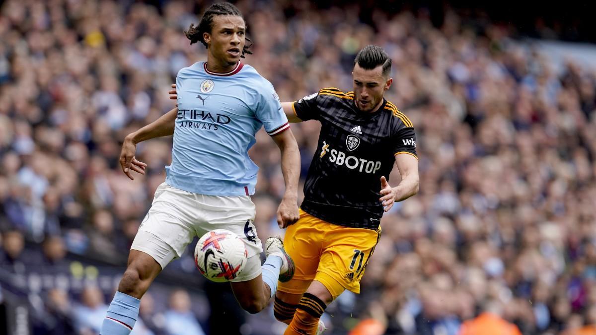 Nathan Aké, en el duelo ante el Leeds