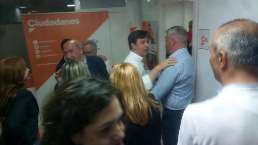 Elecciones municipales en Elche: Noche electoral de Ciudadanos