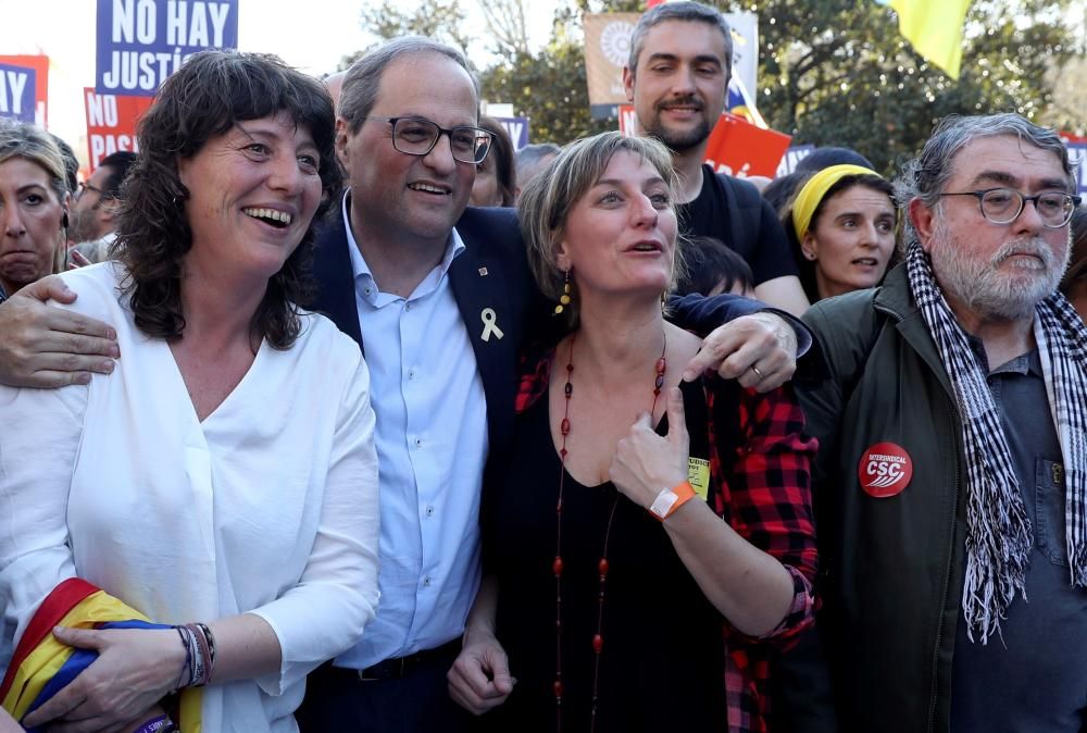 Manifestación del independentismo catalán en Madrid