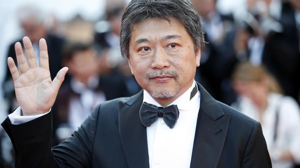 El Director de cine Kore-eda en el Festival de Cannes del 2018.