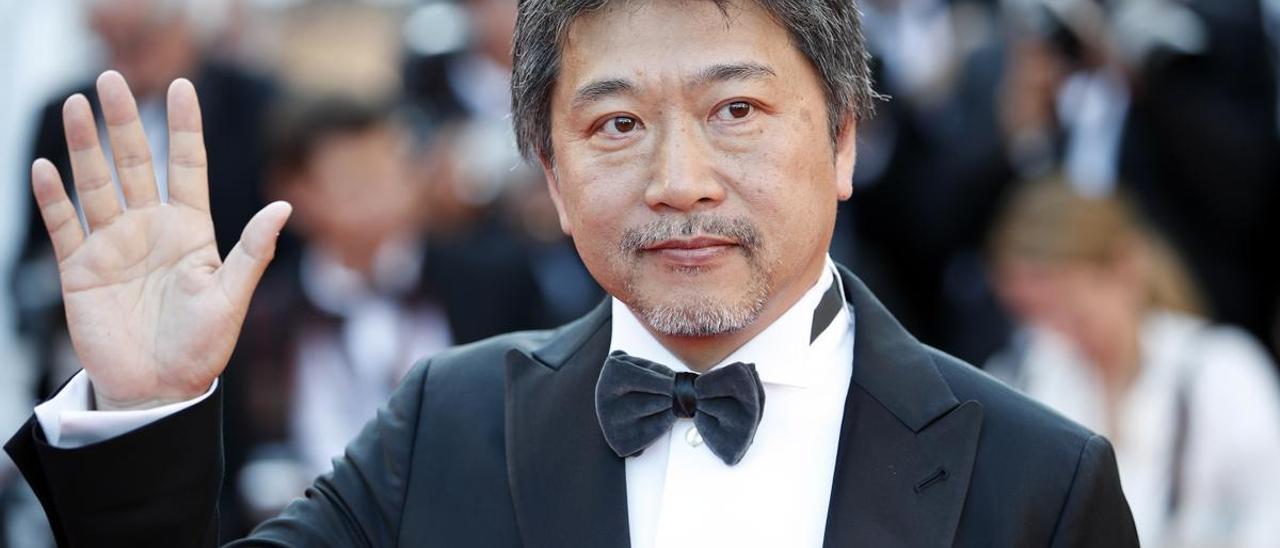 El Director de cine Kore-eda en el Festival de Cannes del 2018.