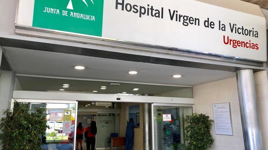 Puertas de Urgencias del Hospital Virgen de la Victoria de Málaga