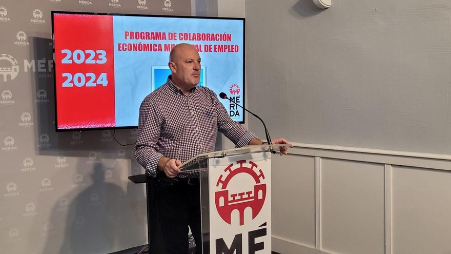 El Ayuntamiento de Mérida contratará a 118 desempleados para un año