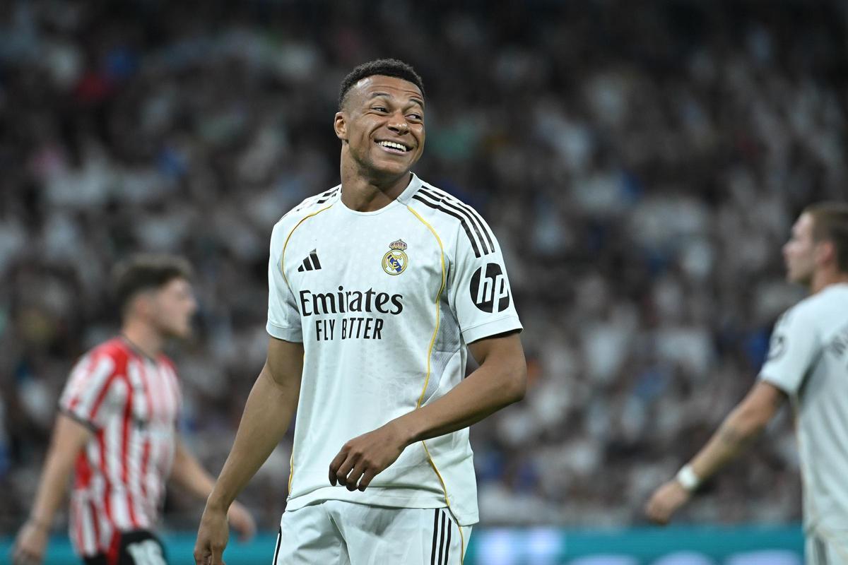 Kylian Mbappé, delantero del Real Madrid