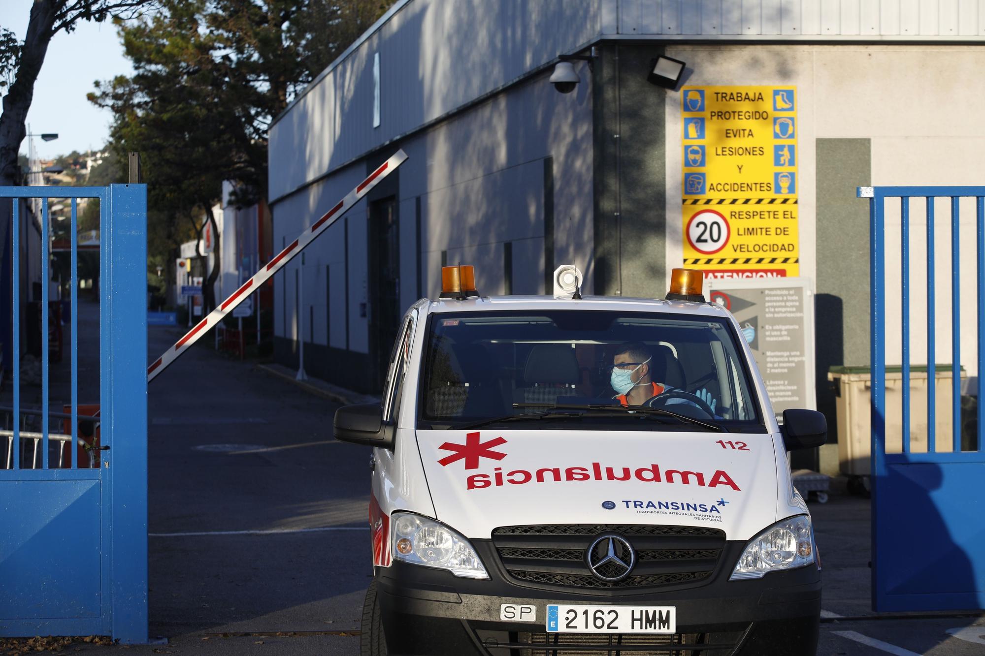 Llegan los primeros pacientes al hospital de la Feria de Muestras