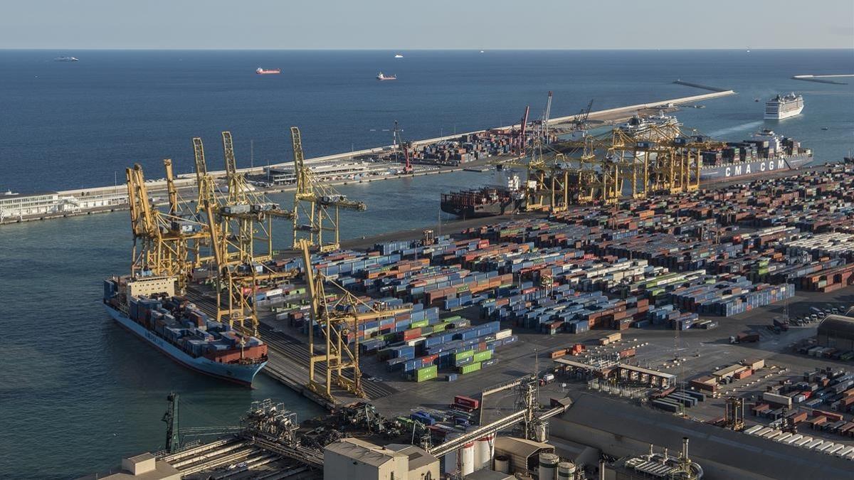 Imagen de archivo del Port de Barcelona.