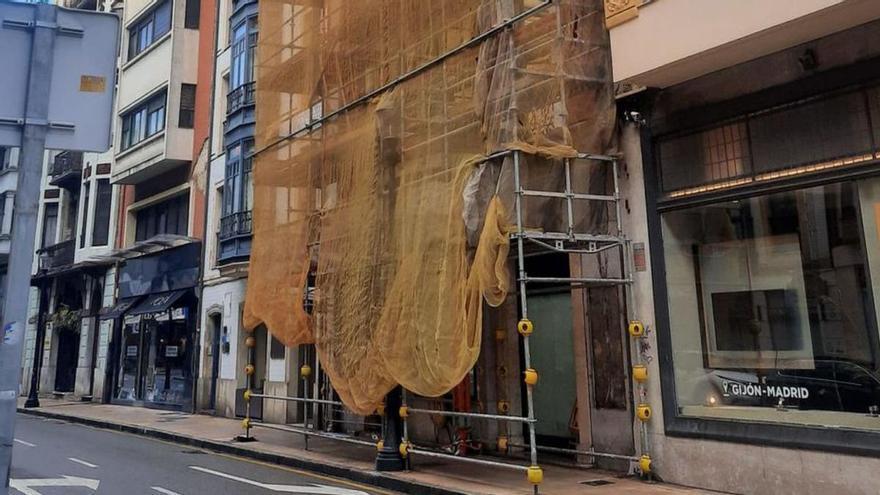 El edificio de Joseph, que albergará pisos de «alta calidad», en obras.