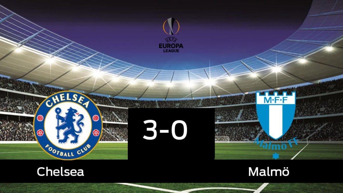 El Chelsea pasa a la siguiente fase de la Europa League tras ganar 3-0 al Malmö