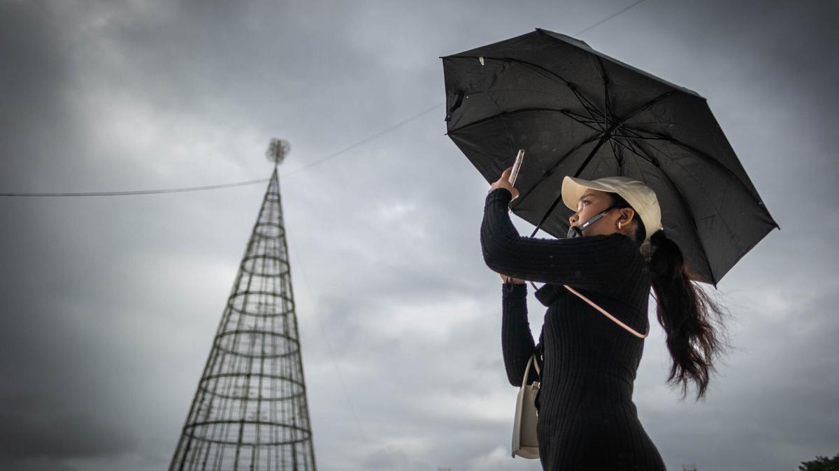 Fugas de agua en la Isla Baja por el paso de la borrasca Claudia