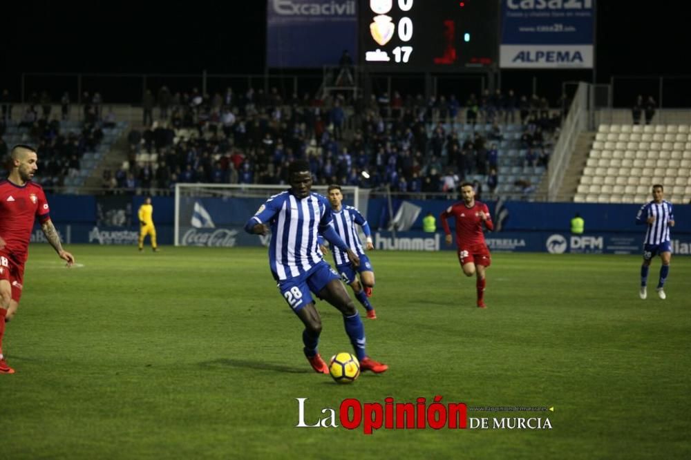 Partido entre el Lorca y el Osasuna