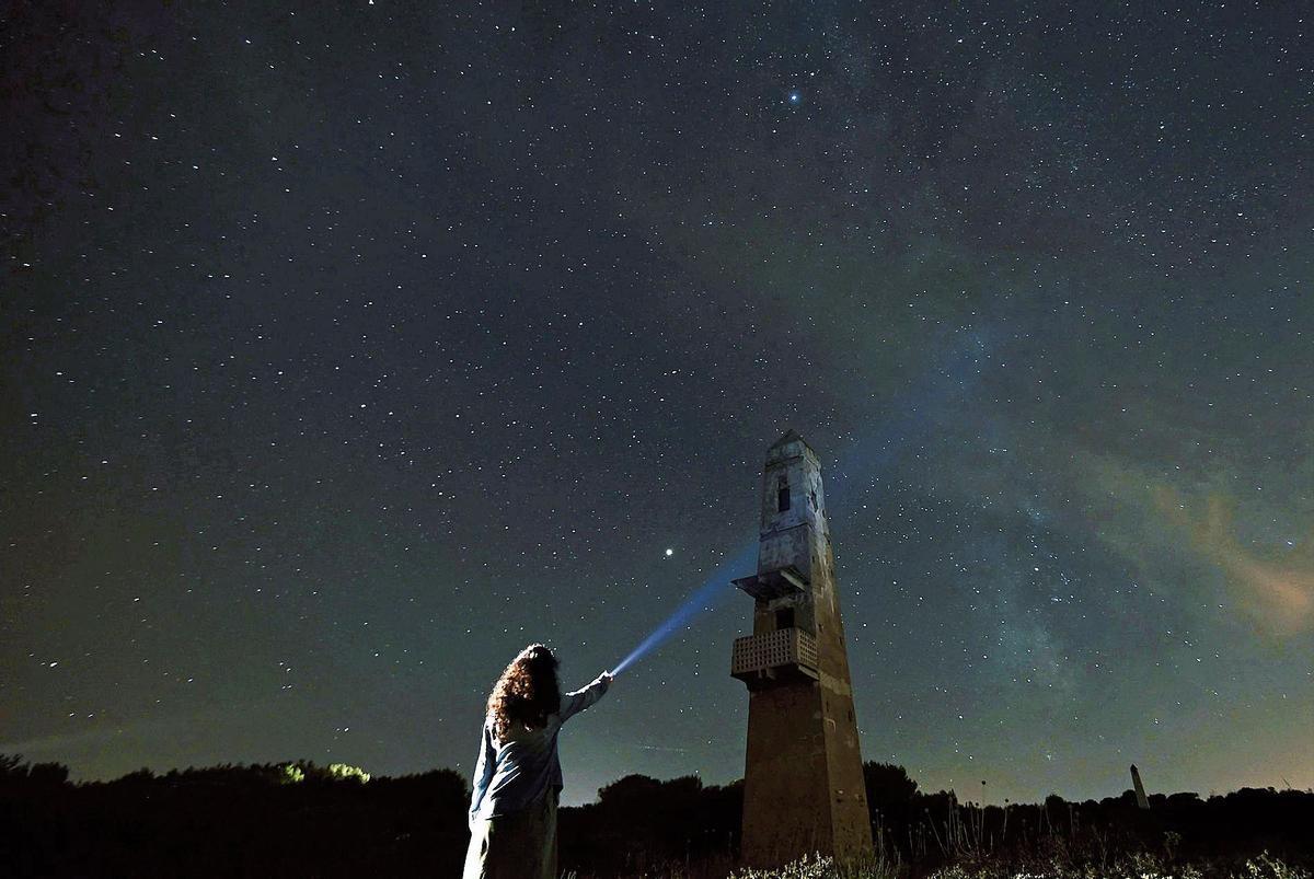 En la imagen de archivo, perseidas desde la finca de Son Real, en la localidad de Santa Margalida, en la costa norte de Mallorca