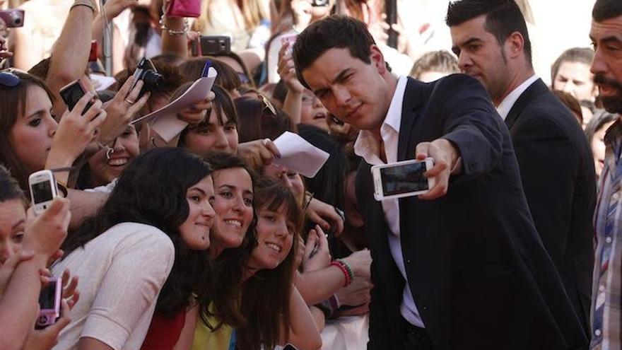 Mario Casas en la presentación de la película &#039;Tengo ganas de ti&#039; del Festival de Cine de Málaga