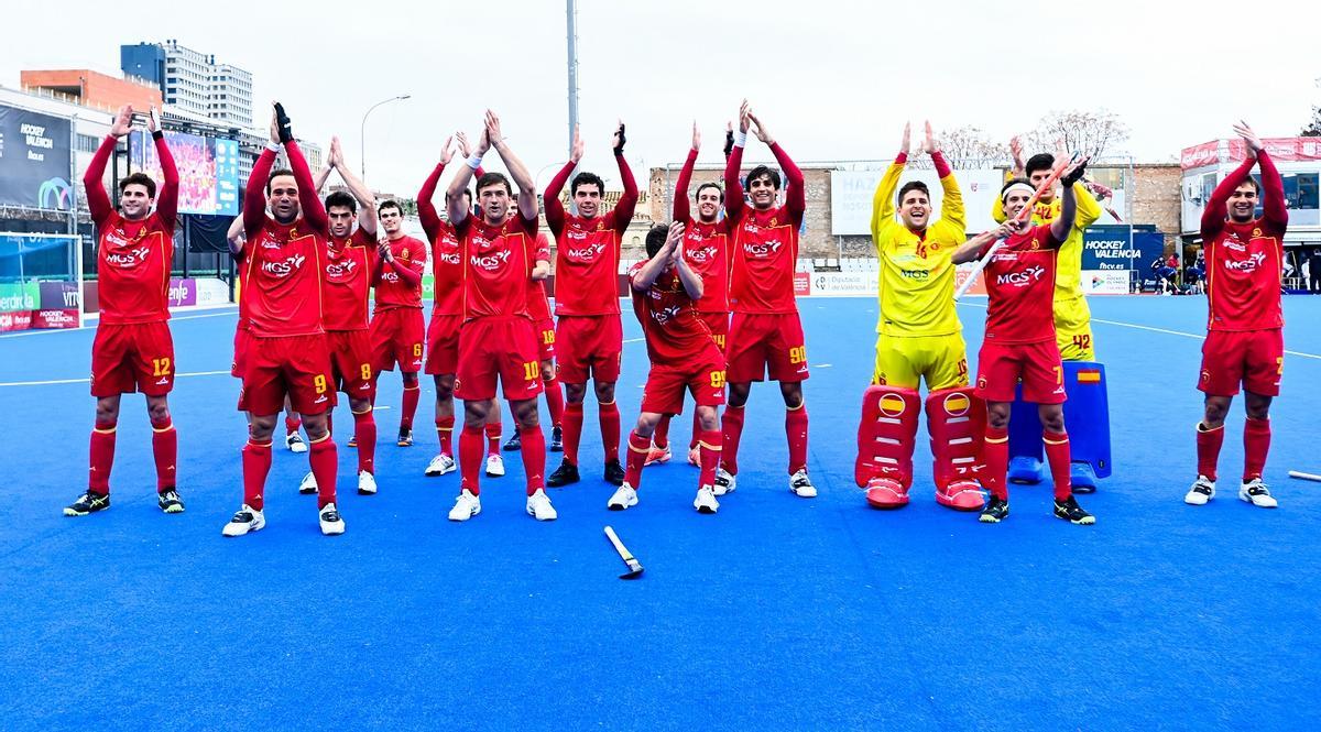 La selección masculina de hockey hierba acabó segunda el Preolímpico de Valencia 2024.