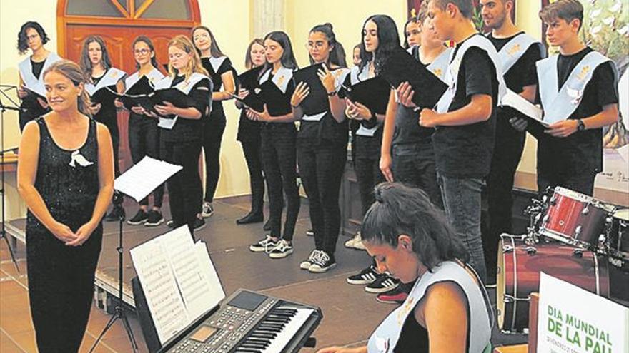 El coro de la Fundación Flors pone música al Día de la Paz