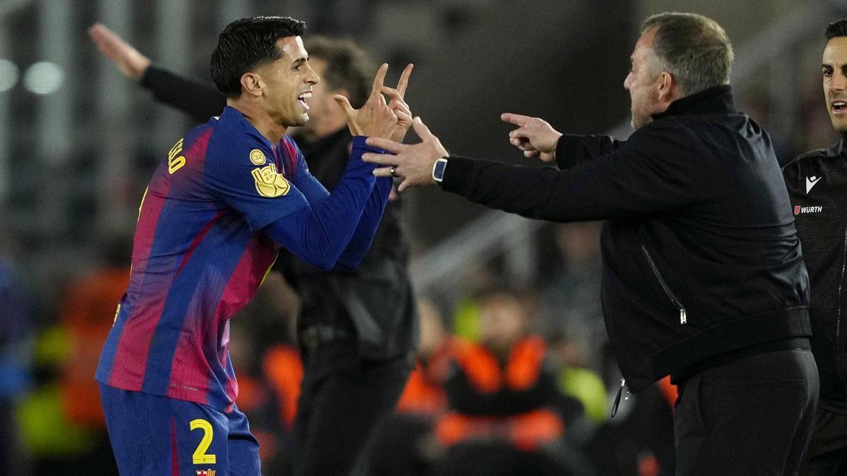 Joao Cancelo: "Hansi es un gran entrenador y una gran persona"