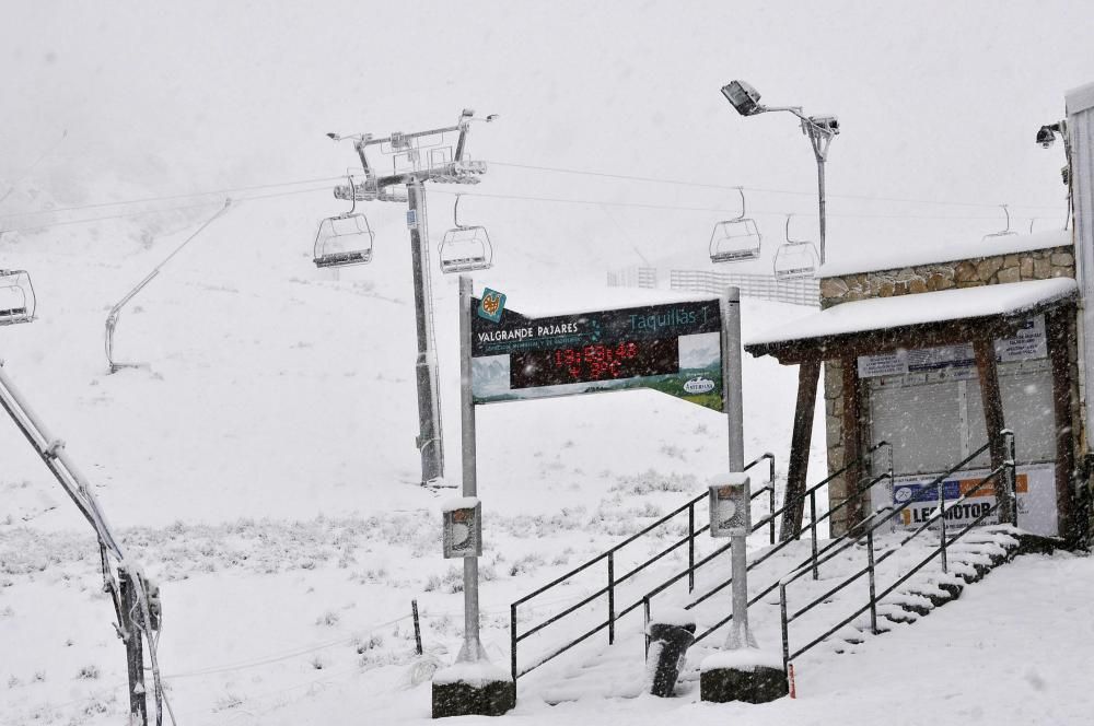 Ola de frío y nieve en Asturias