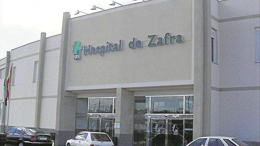 Imagen de archivo del hospital de Zafra donde fue traslado el herido.