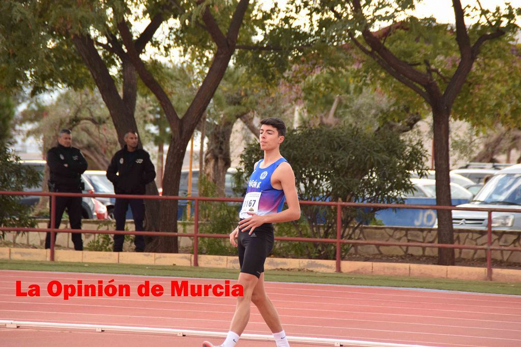 Regional absoluto y sub-23 de atletismo en Lorca (I)