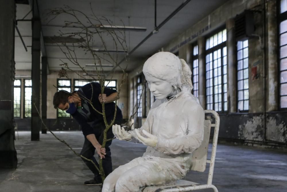 Preparativos Premios Princesa en la Fábrica de armas de La Vega