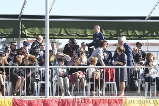 Homenaje al primer salto paracaidista militar en la Base Aérea de Alcantarilla