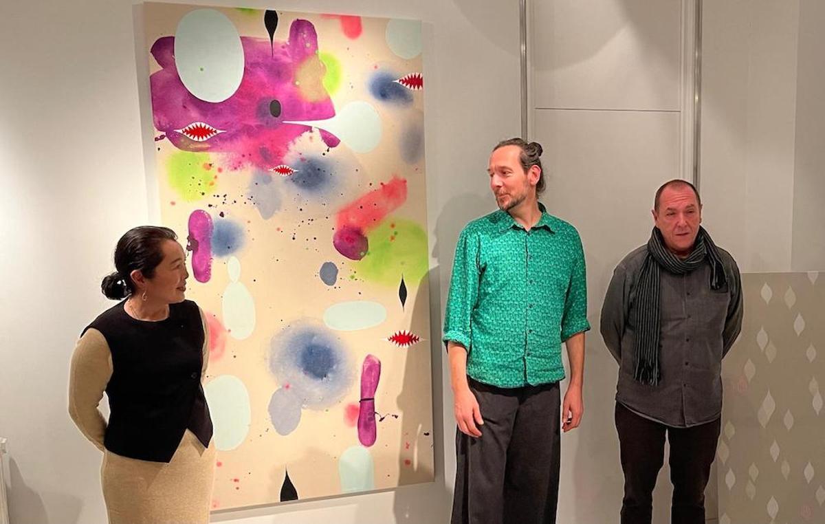 Negishi en una exposición en Amberes en 2024.