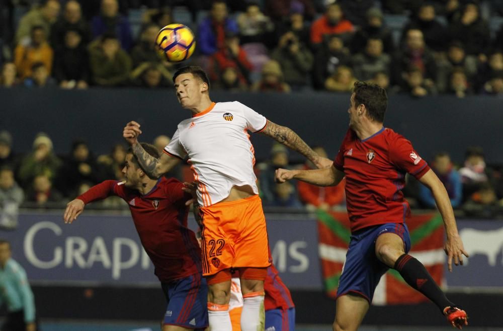 Las imágenes del Osasuna - Valencia