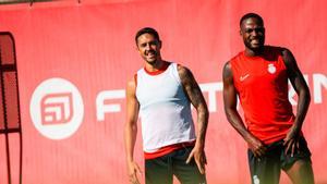 La sesión de entrenamiento del Mallorca