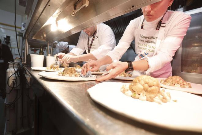 Las imágenes del campeonado de cocina vegana