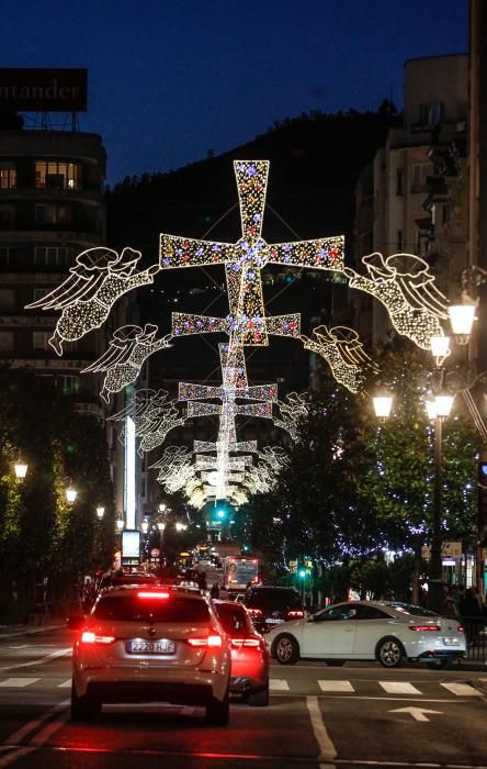 Luces de Navidad en Oviedo