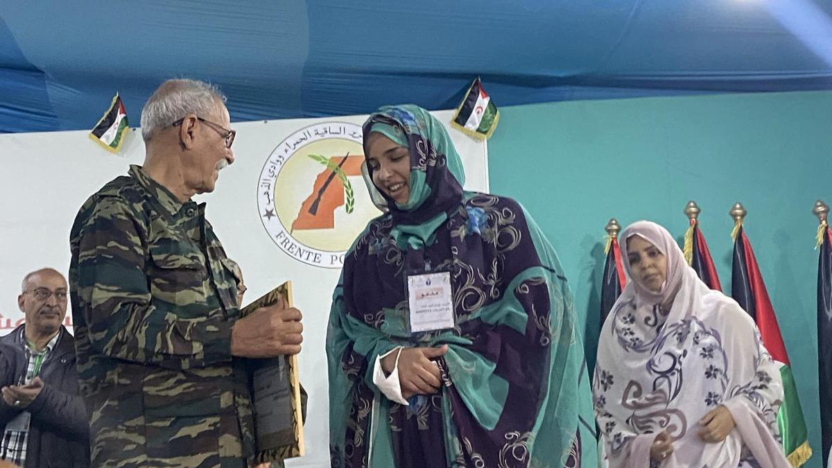 Brahim Gali, en la apertura del XVI Congreso del Frente Polisario.
