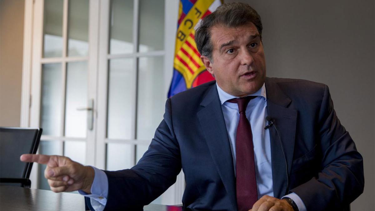 A Laporta también le preocupa que Messi pueda dejar el Barça