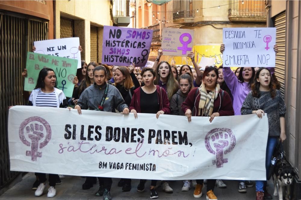 Passacarrers del 8-M a Manresa