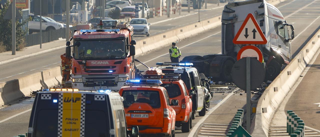 Último accidente mortal en la V-23