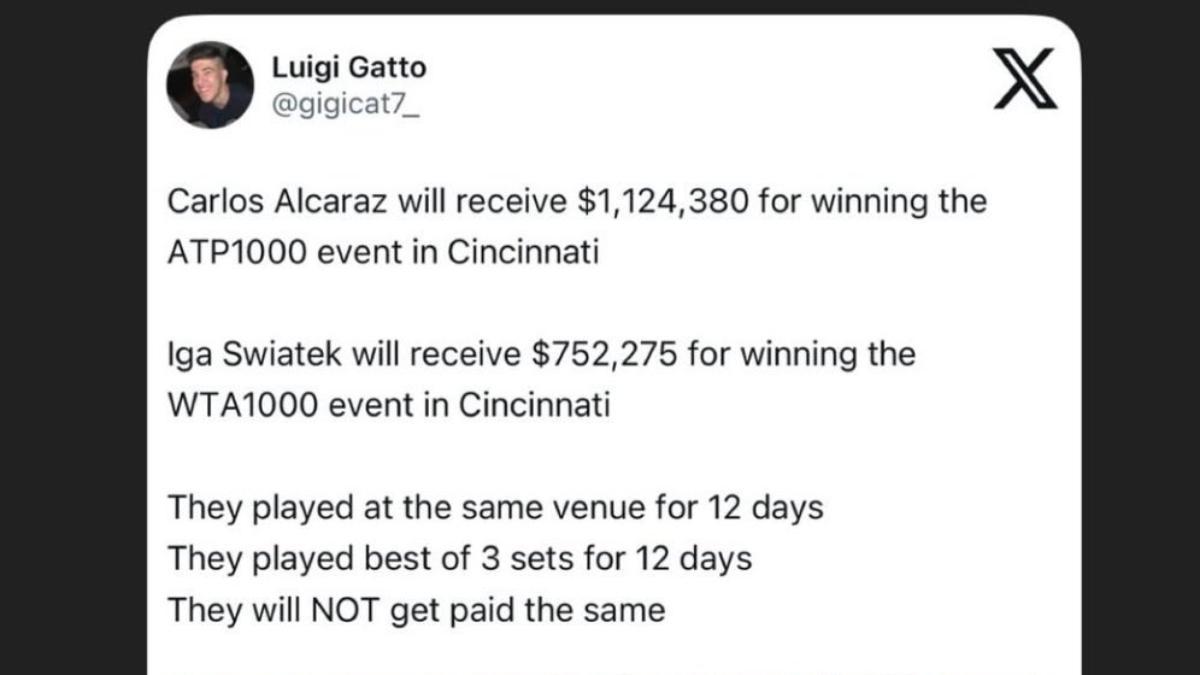 El tweet que compartió en sus stories