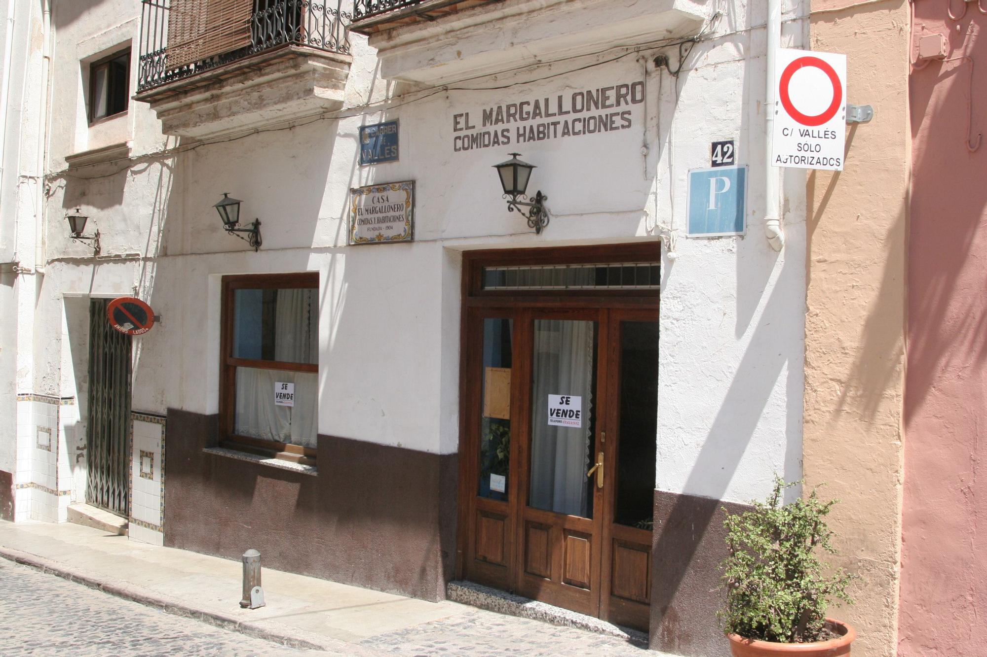 La casa del "Margallonero", un inmueble emblemático de Xàtiva en riesgo de derrumbe