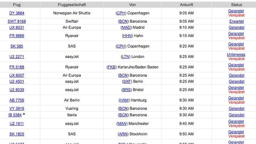 Verspätungen am Flughafen Palma am Donnerstagvormittag.